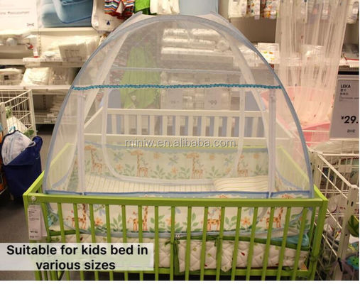 CCrib Net to Keep Baby In, Stop Baby From Climbing Out , Pop up Crib Tent with Durable Breathable Net Double Zipper