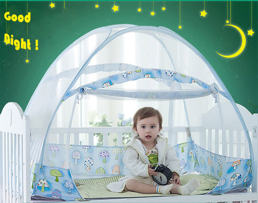Baby Crib Tent Safety Net , Pop up Crib Tent Canopy Keep Baby From Climbing Out, Safety Crib Net, Self-Locking Zipper