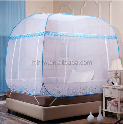 Pop-up Mosquito Net Tent for Beds Anti Mosquito Bites Folding Design with Net Bottom for Adults Trip