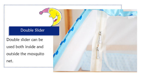 Pop-up Mosquito Net Tent for Beds Anti Mosquito Bites Folding Design with Net Bottom for Adults Trip  for Bunk Bed