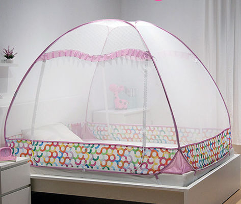 Pop-up Mosquito Net Tent for Beds Anti Mosquito Bites Folding Design with Net Bottom for Adults Trip