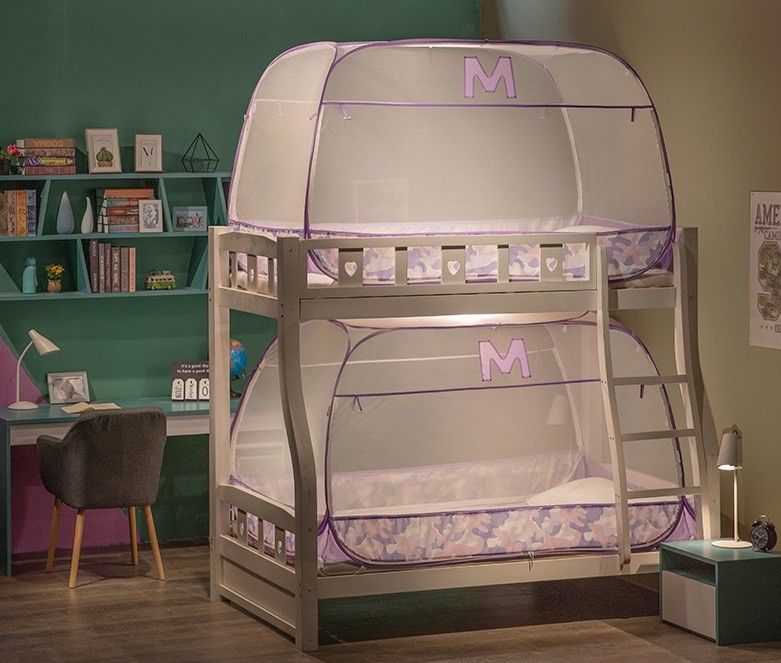 Free Installation Mosquito Net Adult Portable Folding Mosquito Net Children Student Summer Mosquito Net for Bunk Bed
