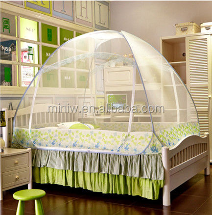 Pop-up Mosquito Net Tent for Beds Anti Mosquito Bites Folding Design with Net Bottom for Adults Trip